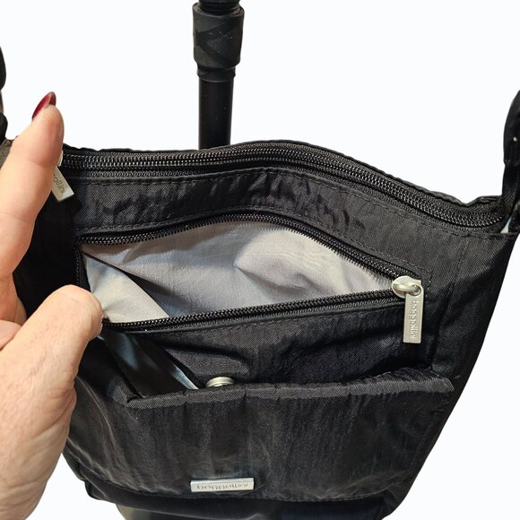 Baggallini Town Bagg Crossbody/Shoulder Bag Black - Picture 6 of 12